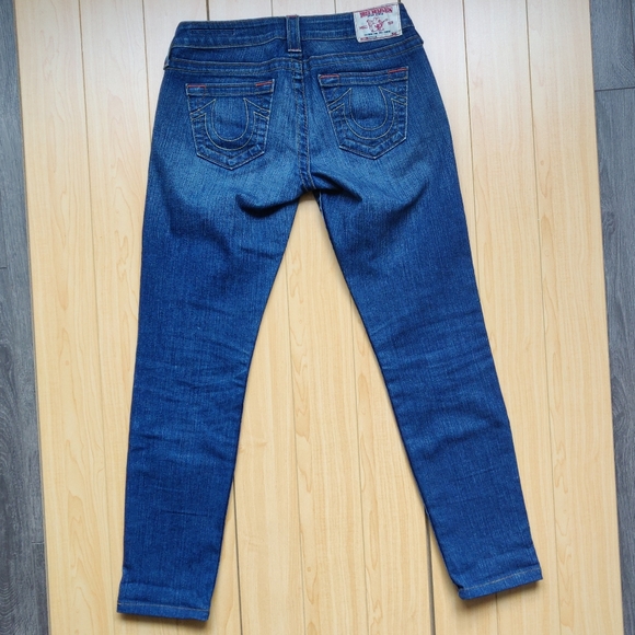 True Religion Skinny Washed Denim Ankle  Jeans - Picture 2 of 8